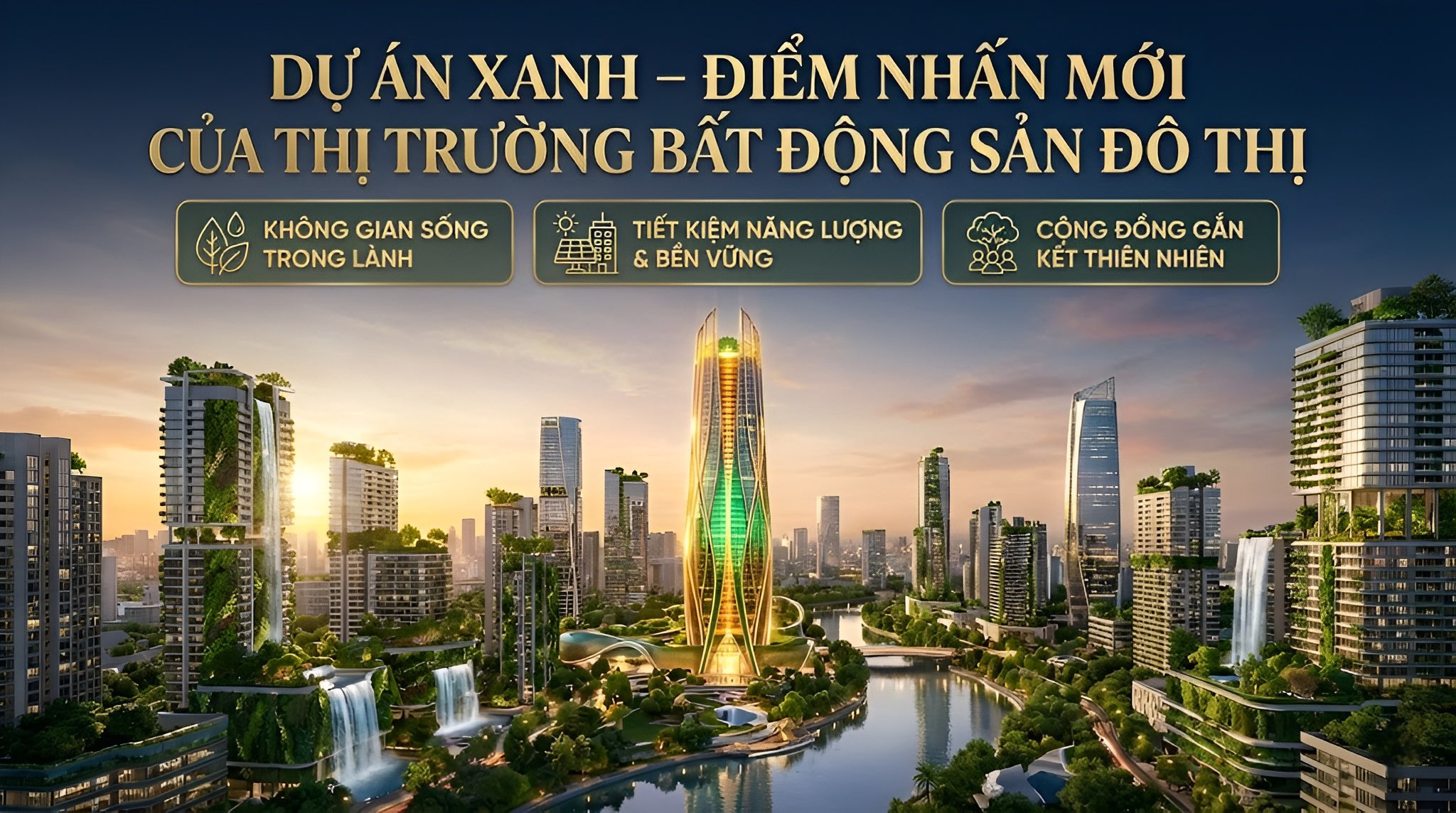 Dự Án Xanh – Điểm Nhấn Mới Của Thị Trường Bất Động Sản Đô Thị