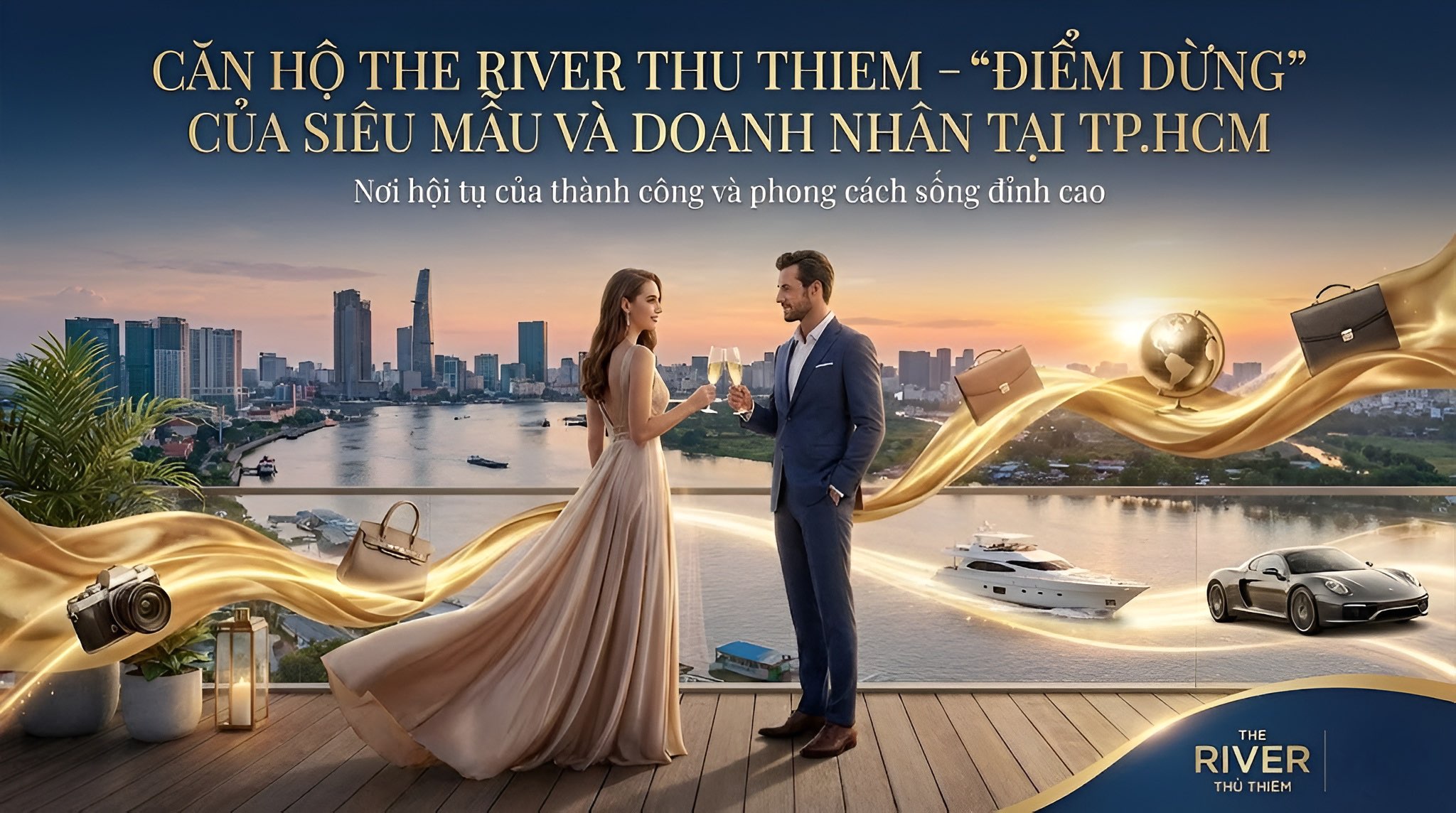 Căn hộ The River Thủ Thiêm – “Điểm Dừng” Của Siêu Mẫu Và Doanh Nhân Tại TP.HCM